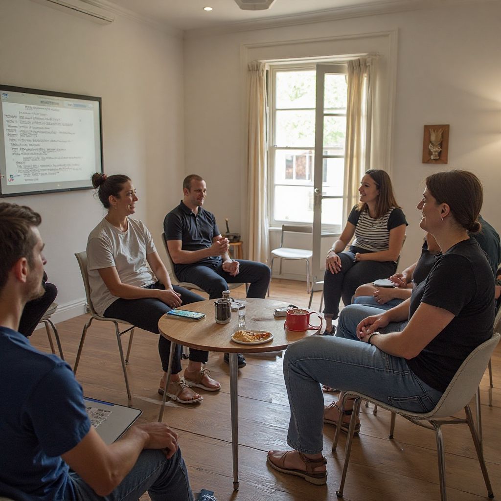 Traveler education workshop about responsible tourism